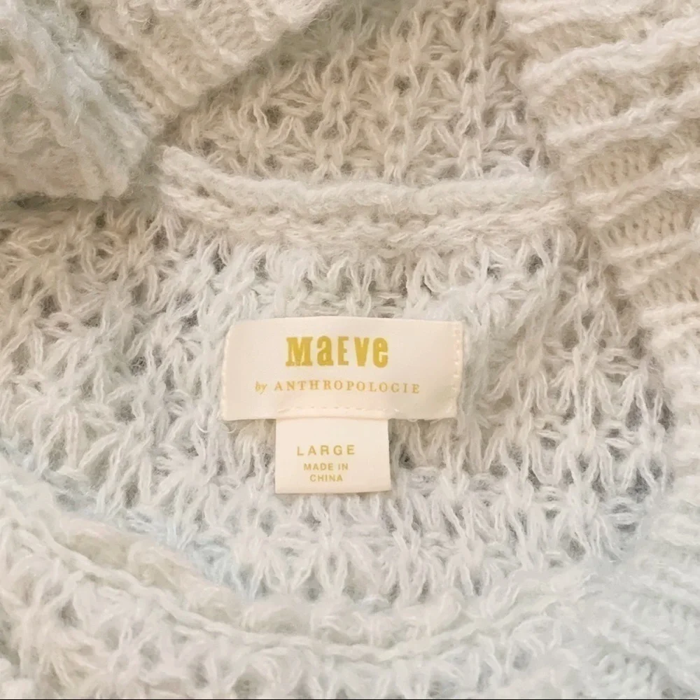 NWT Anthro Maeve Dionne Knit Bell Sleeve Sweater